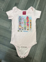 Set 4 bodysuits cộc tay bé gái mix nhiều thương hiệu 9-12M - Image 8