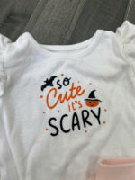 Set 2 bộ đồ dài tay bé gái (bodysuit kèm quần) noel và halloween mix brand 3-6M carters - Image 5