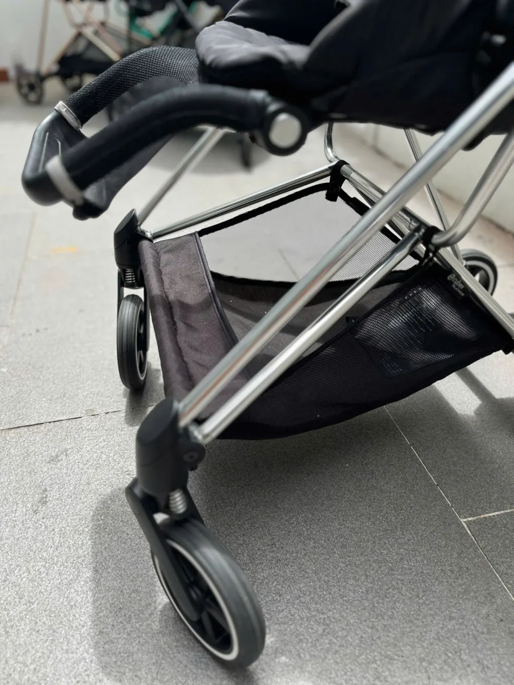 Xe đẩy Cybex mios 1 xám khung bạc 0-4 tuổi - Ảnh 11