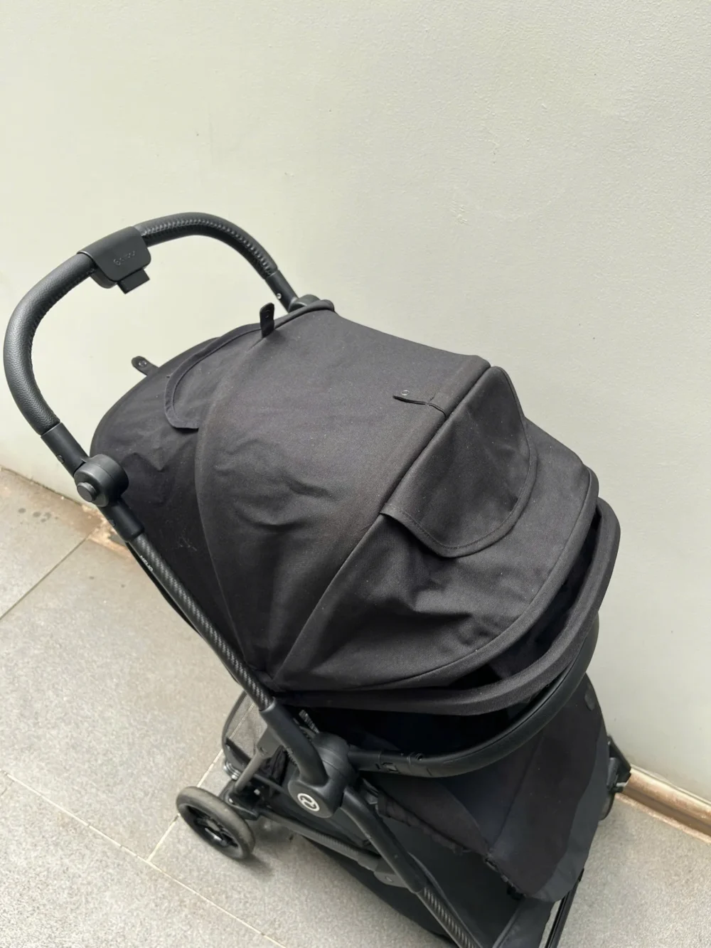 Xe đẩy Cybex melio đen khung carbon 0-3 tuổi - Ảnh 6