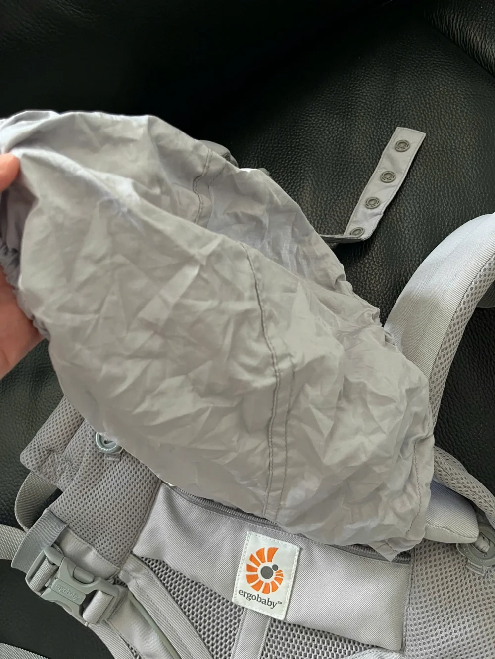 Địu Ergobaby Omni 360 cool air màu xám - Ảnh 8
