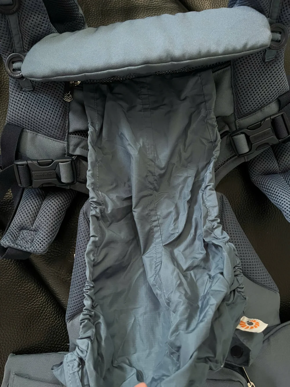 Địu Ergobaby Omni 360 cool air màu xanh - Ảnh 5