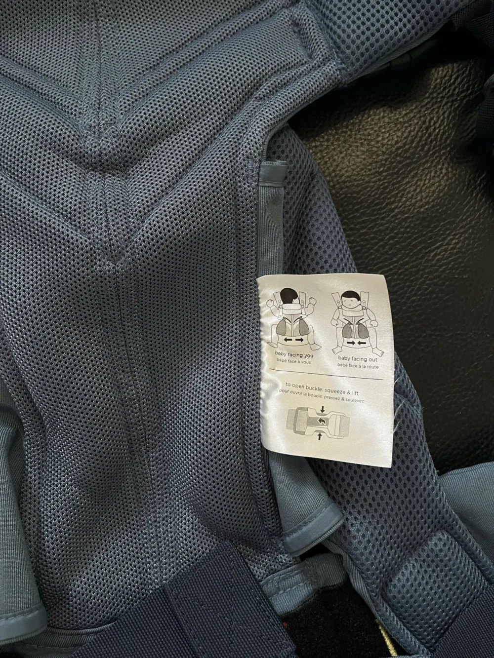 Địu Ergobaby Omni 360 cool air màu xanh - Ảnh 8