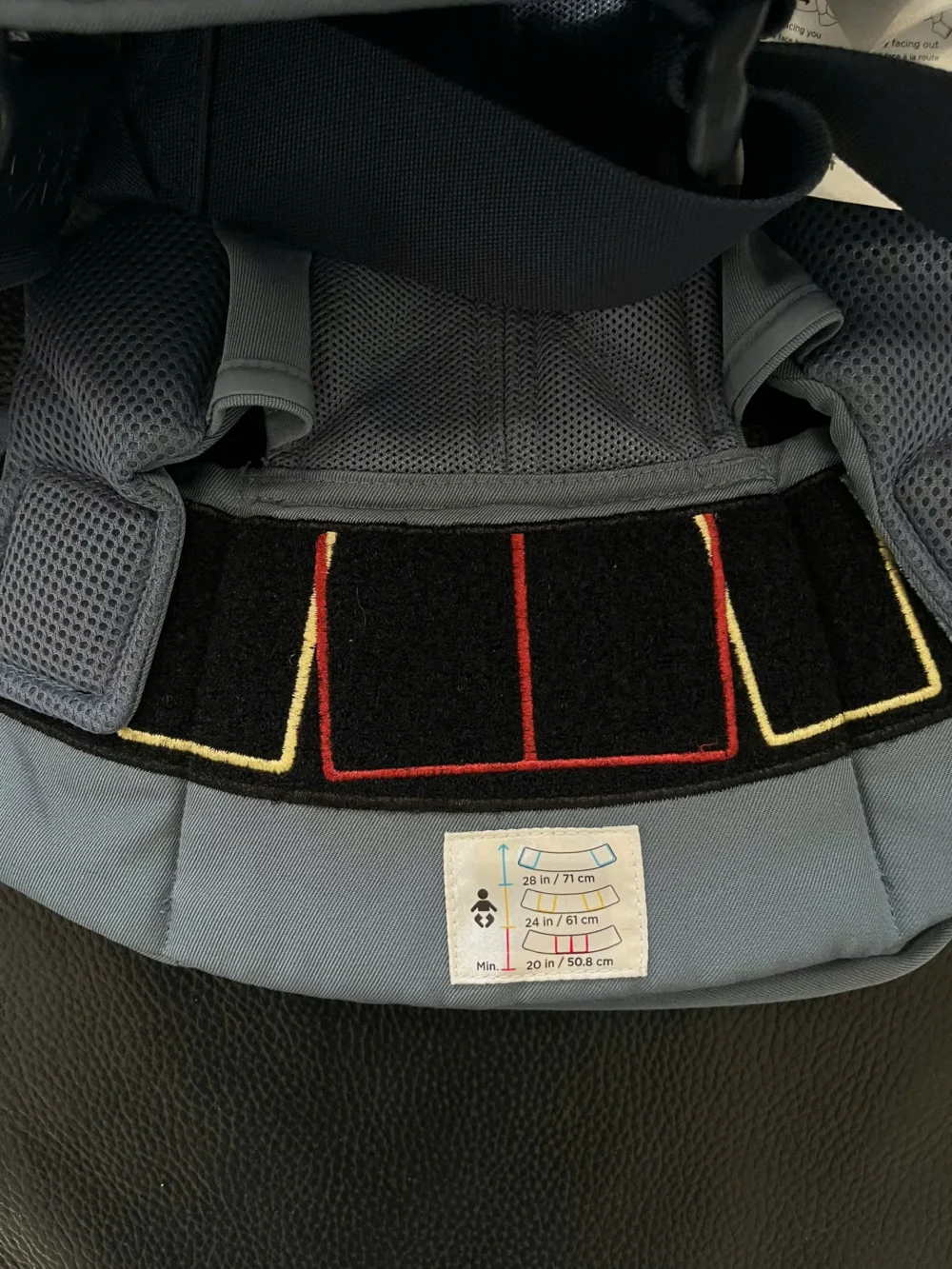 Địu Ergobaby Omni 360 cool air màu xanh - Ảnh 10