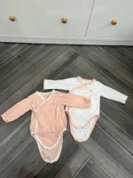 Set 2 bộ đồ bodysuit dài tay bé gái nous - Image 2