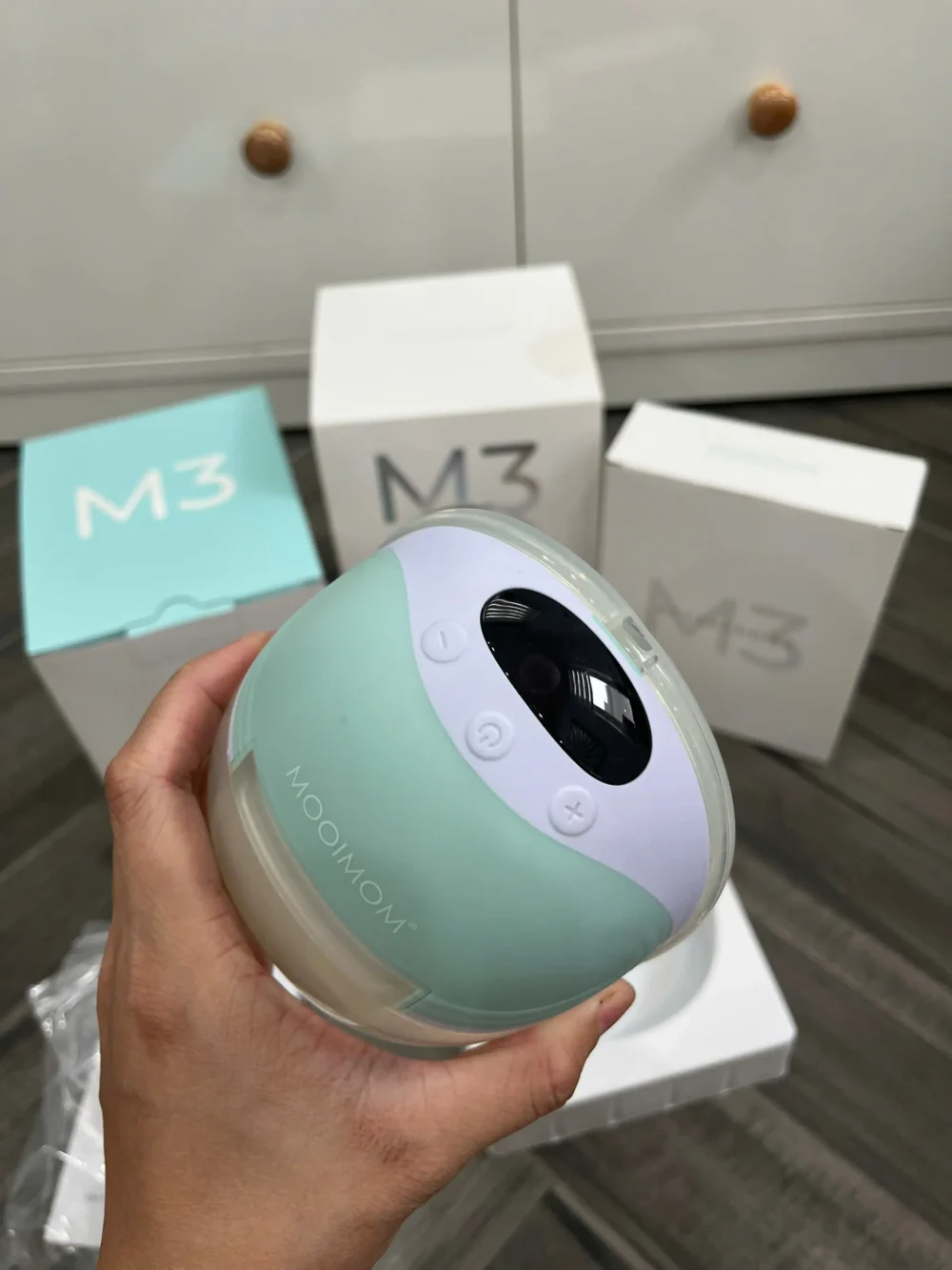 Máy hút sữa rảnh tay M3 Mooimom (máy đơn) - Ảnh 7