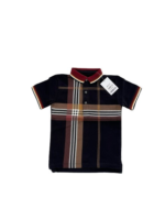 Áo thun caro polo Next baby màu đen đỏ (2 đến 3 tuổi) Next baby