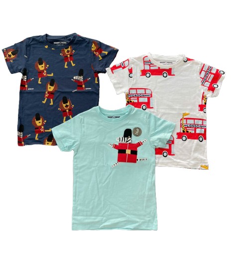 Set 3 áo thun bé Next baby (5 đến 6 tuổi) Next baby