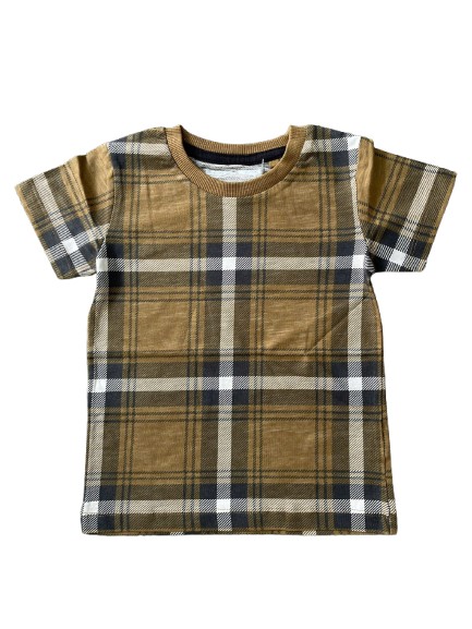 Áo thun caro Next baby màu nâu (1.5 đến 2 tuổi) Next baby