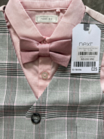 Áo sơ mi gile Next baby bé trai màu hồng xám (12 đến 18 tháng) Next baby - Ảnh 3