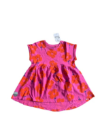 Váy cotton bé gái Next baby màu hồng hoạ tiết hoa signature (18 đến 24 tháng) Next baby