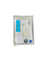 Set áo quần bé ba lổ Nous màu trắng hình gấu (12 đến 18 tháng) nous