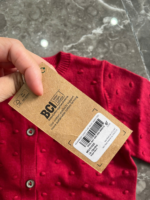 Áo khoác cadigan cho bé gái Next baby màu đỏ đô (12 đến 18 tháng) Next baby - Ảnh 3