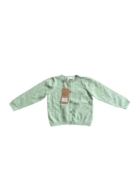 Áo khoác cadigan cho bé gái Next baby màu xanh nhạt (12 đến 18 tháng) Next baby
