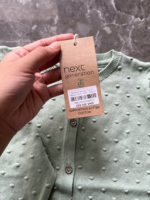 Áo khoác cadigan cho bé gái Next baby màu xanh pastel (6 đến 7 tuổi) Next baby - Ảnh 5