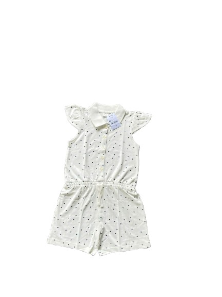 Jump đùi bé gái có cổ Next baby màu trắng chấm bi (6 đến 7 tuổi) Next baby