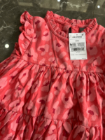 Váy cotton bé gái Next baby màu hồng hoạ tiết (12 đến 18 tháng) Next baby - Ảnh 2