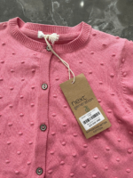 Áo khoác cadigan cho bé gái Next baby màu hồng nhạt (4 đến 5 tuổi) Next baby - Ảnh 3