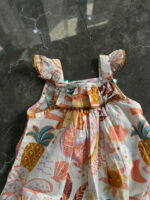 Jumpsuit dài cánh tiên dây Next baby hoạ tiết tropical bé gái (6 đến 9 tháng) Next baby - Ảnh 4
