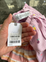Set 2 chân váy xoè 2 tầng cotton hoạ tiết bé gái Next baby (6 đến 9 tháng) Next baby - Ảnh 5
