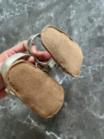Giày sơ sinh sandal đan chéo bé gái Next baby màu gold 11.5cm (12 đến 18 tháng) Next baby - Ảnh 4