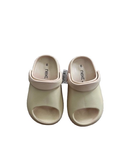Dép bánh mì bé Next baby màu kem hồng có quai 16cm (4 đến 6 tuổi) Next baby