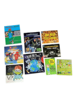 Set 9 quyển sách tiếng anh (1 quyển tô màu)