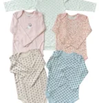 Set 5 bodysuit dài tay cho bé 18 đến 24 tháng