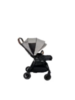 Xe đẩy Nuna triv màu xám nhạt khung đen 0-4 tuổi