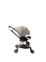 Xe đẩy Cybex mios 2 màu xám kem khung rose gold (kèm sẵn bọc tay cầm xe đẩy) 0-4 tuổi