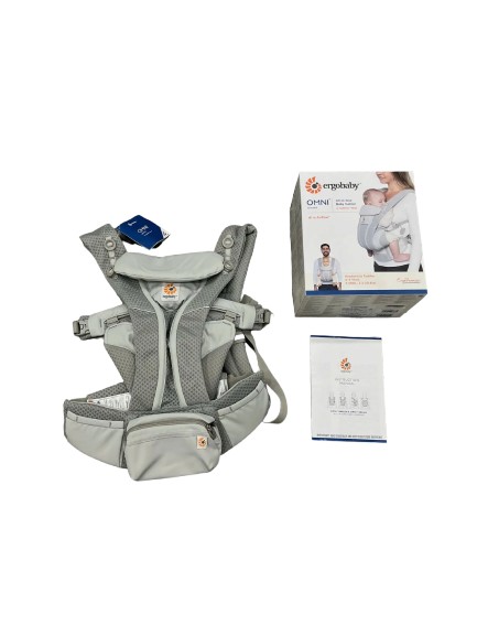 Địu Ergo baby Omni Breeze màu xám new tag fullbox