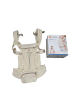 Địu Ergo baby Omni Breeze màu be còn box