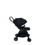 Xe đẩy Nuna triv màu đen khung đen 0-4 tuổi