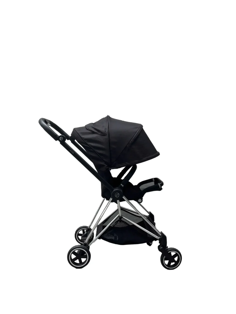 Xe đẩy Cybex mios 1 màu đen khung bạc 0-4 tuổi