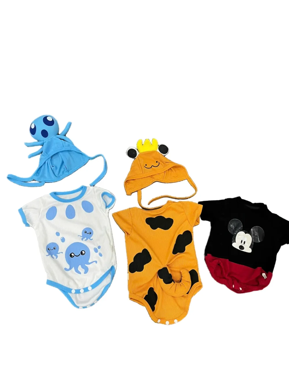 Set 3 bộ đồ động vật cho bé 1 đến 6 tháng