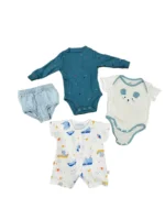 Set 4 món bé mix brand 0 đến 3 tháng carter's, la pomme, cat&jack