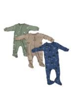 Set 3 sleepsuit cho bé Pekkle (3 đến 6 tháng) & Petit Lem (6 đến 9 tháng)