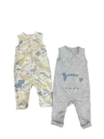 Set 2 body cọc tay Mothecare cho bé 3 đến 6 tháng