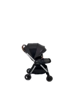 Xe đẩy Nuna triv màu xám đậm khung bạc (2)