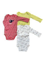 Set 3 bodysuit dài tay Simple joys by Carter's 12M