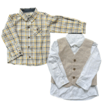 Set 2 áo sơ mi dài tay cho bé trai Mothercare & Sfera 18M