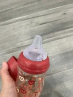 Bình sữa Moyuum PPSU hình trái tim màu đỏ 170ml - Image 4