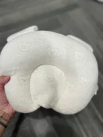Set gối chống trào ngược & gối chống bẹt đầu cao su non cho bé - Image 9