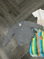 Set món đồ cho bé mix thương hiệu H&M, Giggles, Mayroyal 6 đến 9 tháng (tặng kèm nhộng Unbee) - Image 10