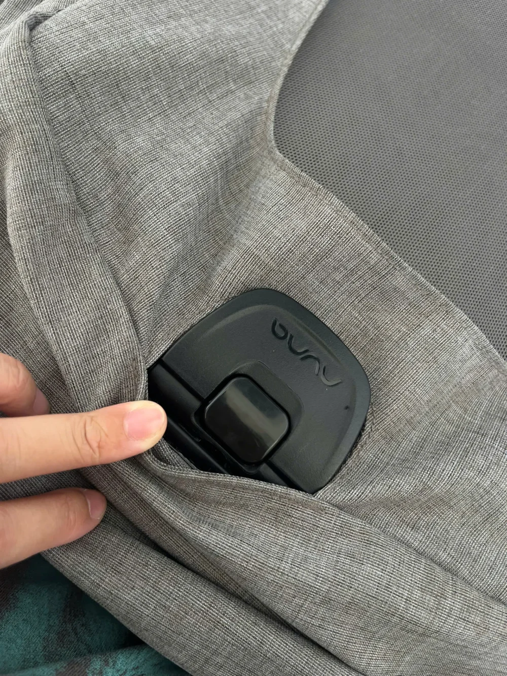 Xe đẩy Nuna triv màu xám khung bạc 0-4 tuổi - Ảnh 8