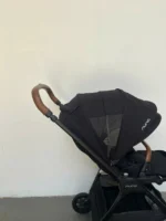 Xe đẩy Nuna triv màu đen khung đen 0-4 tuổi - Ảnh 2