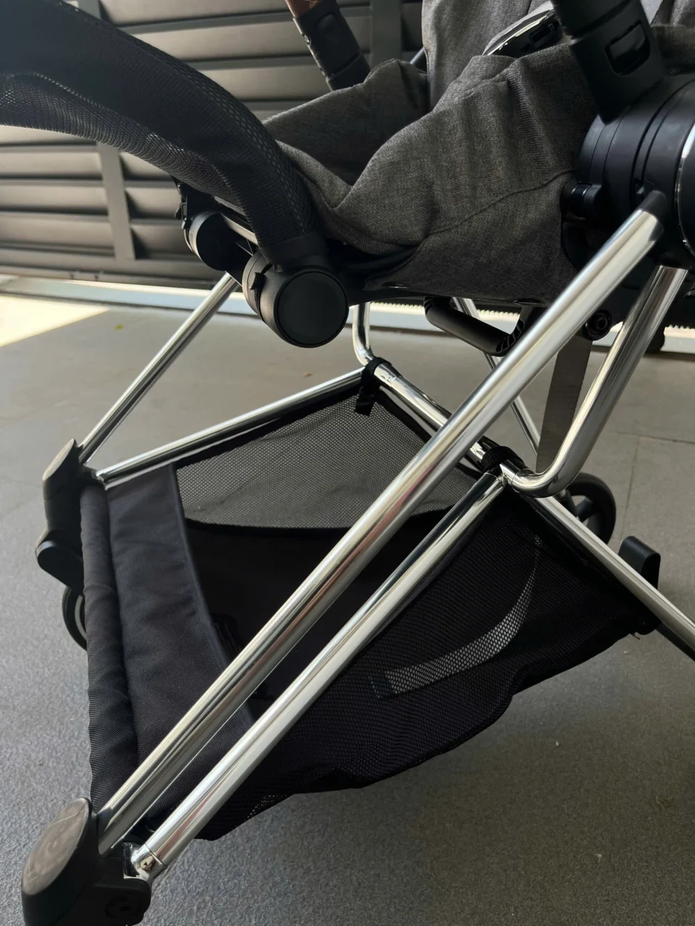 Xe đẩy Cybex mios 3 màu xám khung bạc 0-4 tuổi - Ảnh 4