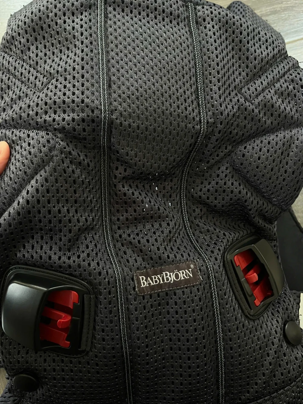 Địu Baby Bjorn One Air 3D mesh màu đen - Ảnh 6