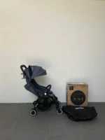 Xe đẩy Hamilton X1 plus melange màu xanh chàm Indigo blue (kèm sẵn cup holder) - Ảnh 2