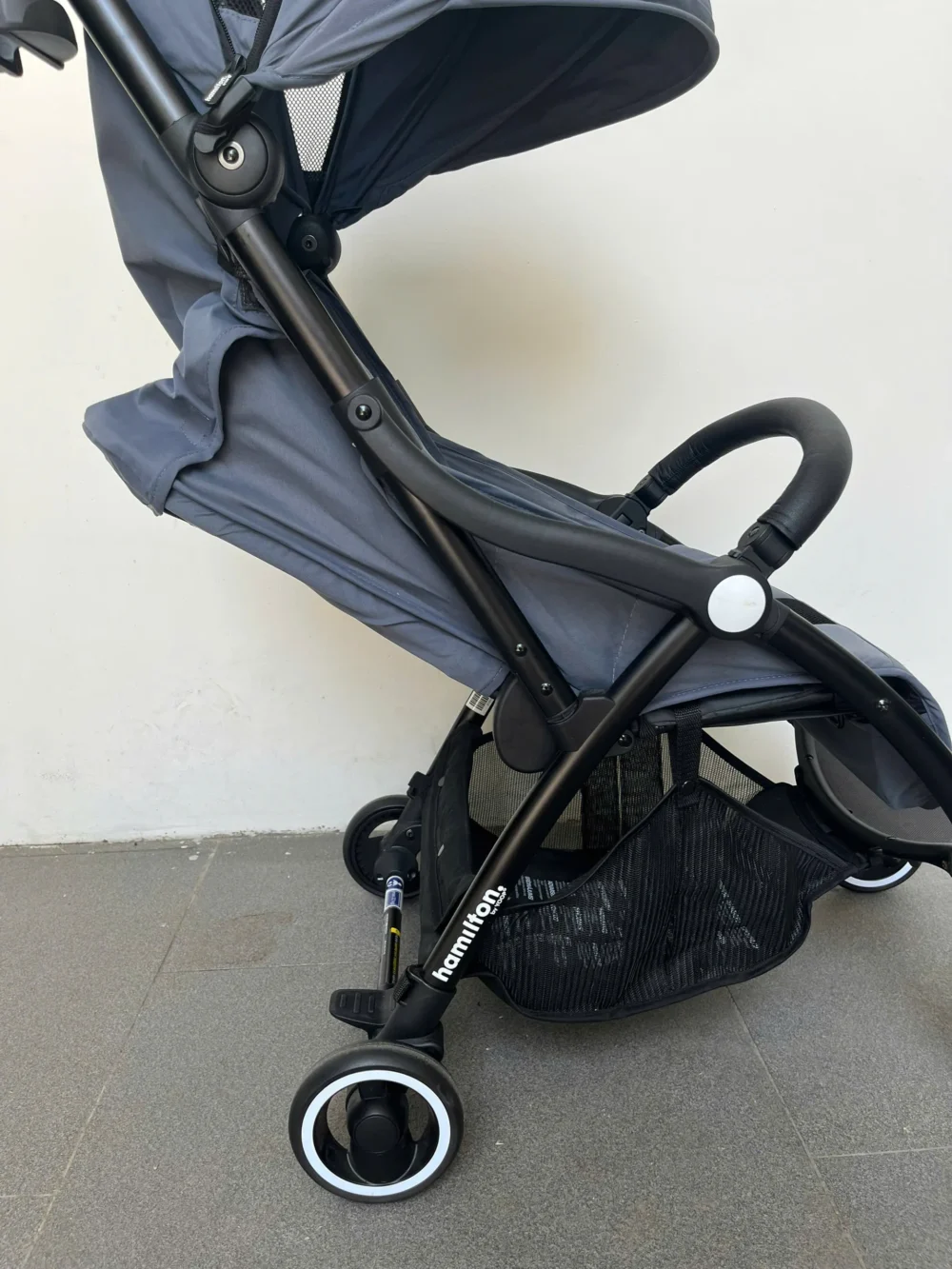 Xe đẩy Hamilton X1 plus melange màu xanh chàm Indigo blue (kèm sẵn cup holder) - Ảnh 7